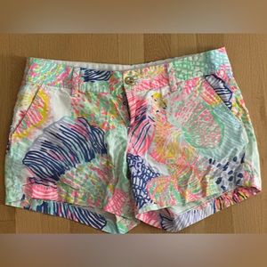 Lilly Pulitzer Callahan Shorts in Sz 10 Multi Roar of the Seas Style 19277